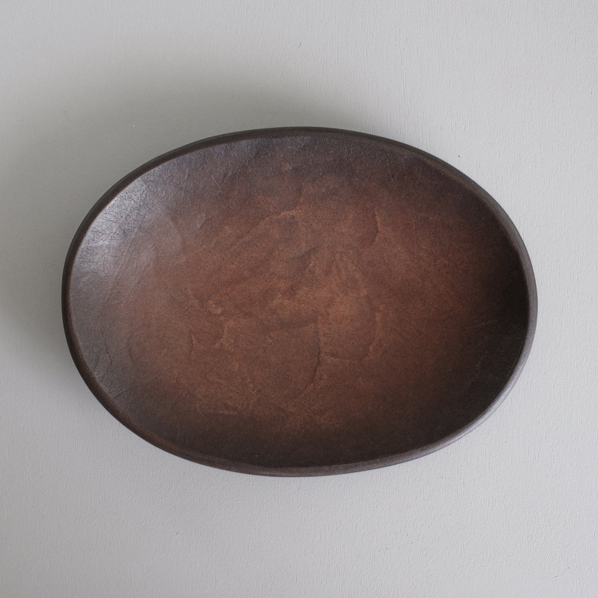 全国送料無料・イイ店 上治良充 楕円トレイ Yoshimichi Joji Leather tray – essence kyoto その他