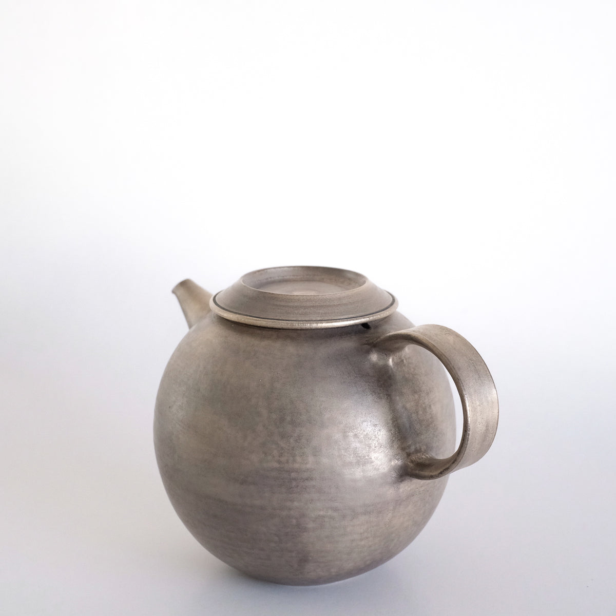 服部竜也 銀彩ピューター ポット Tatsuya Hattori Pot