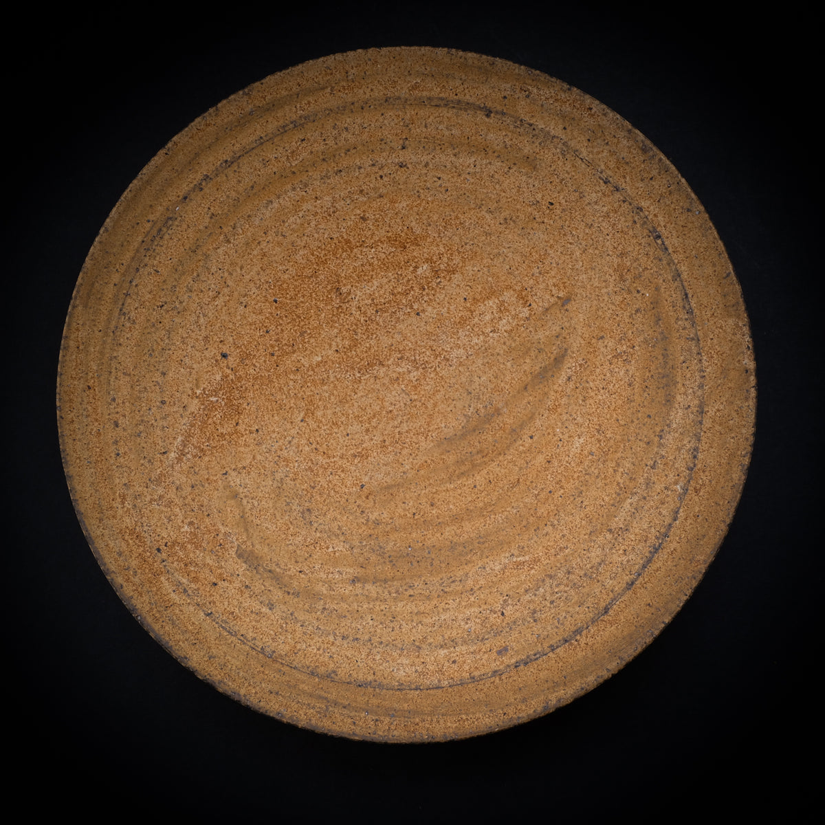 二階堂明弘 やきしめリム皿 (φ20.5cm) Akihiro Nikaido