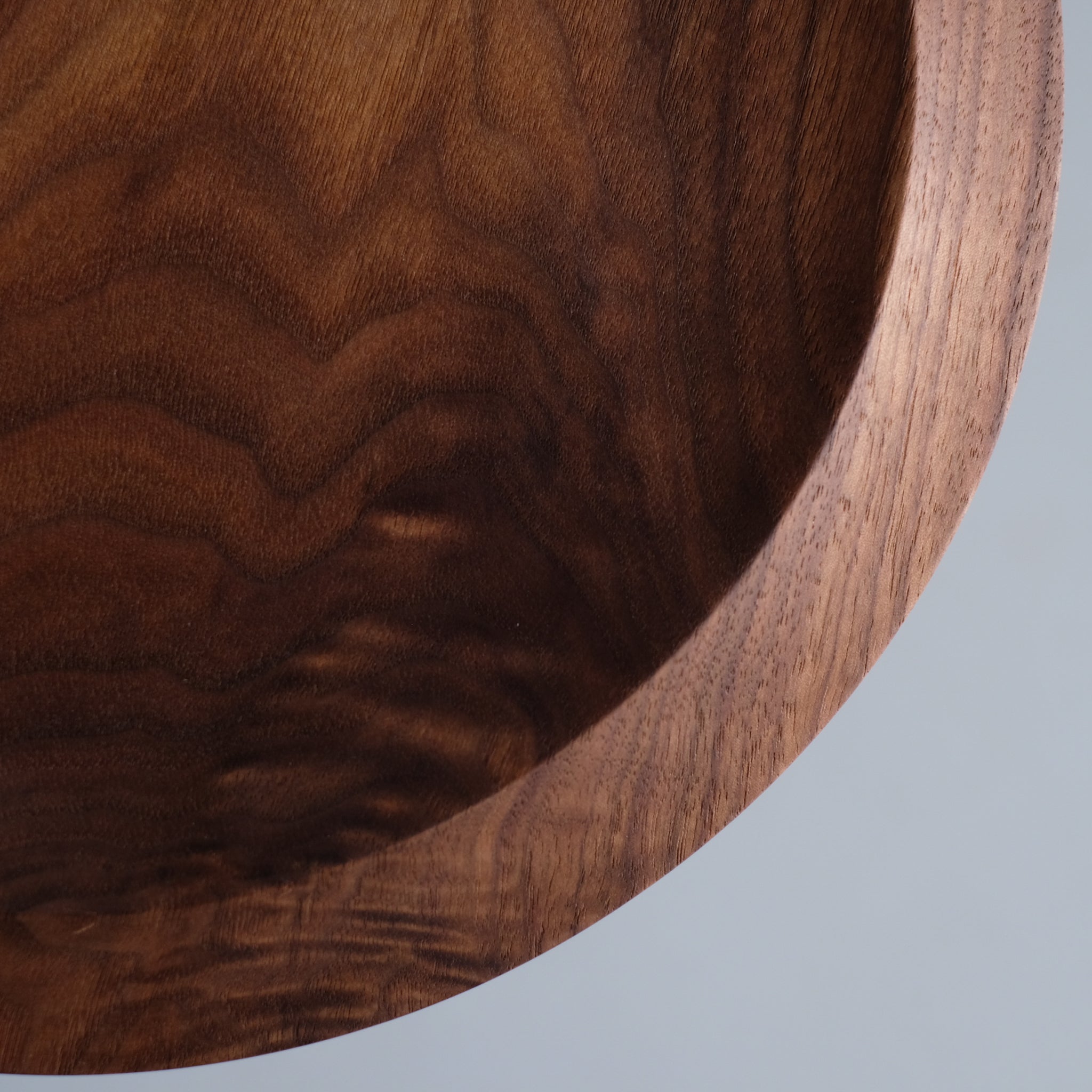 吉川和人 リム皿  ( ブラックウォルナット φ27cm)  Kazuto Yoshikawa Rim Plate (Black Walnut φ 27cm)