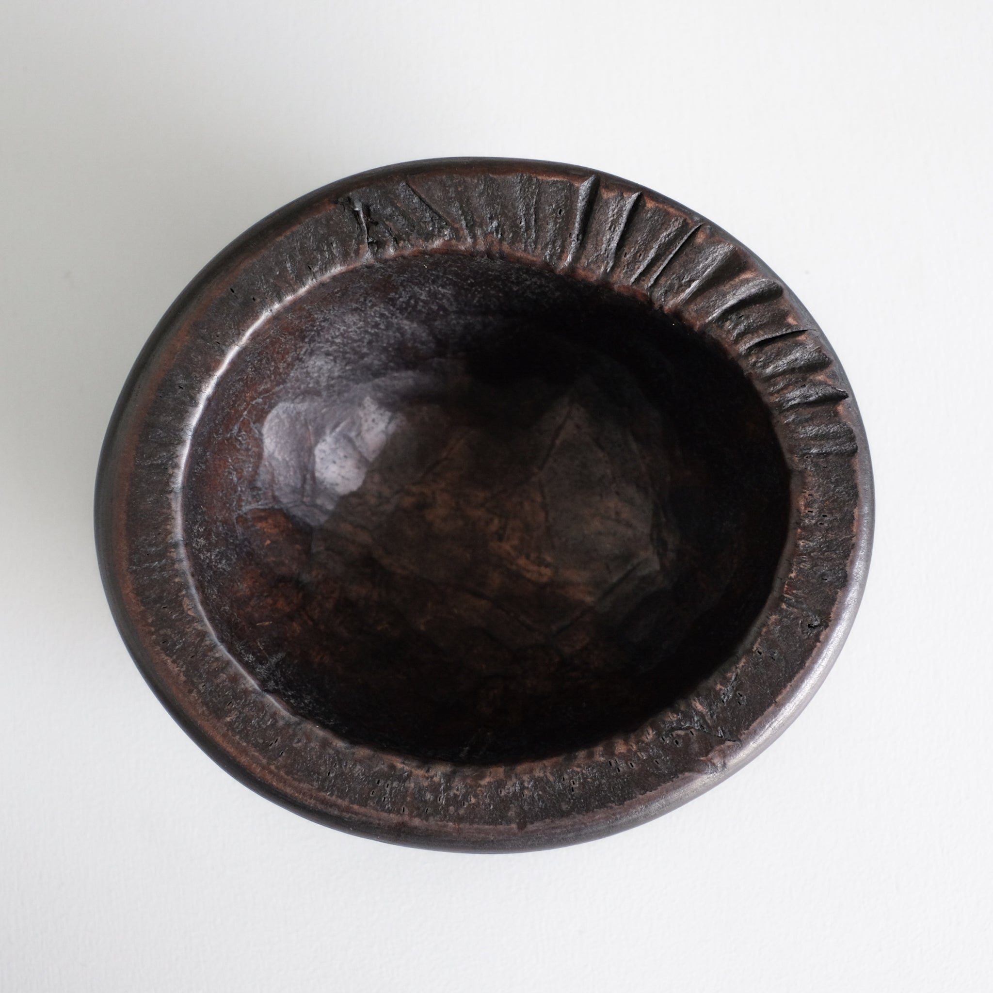 上治良充  積層ボウル   Yoshimichi Joji  Leather bowl