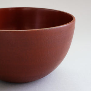 赤木明登  麺鉢  (赤)  Akito Akagi Noodle Bowl (Red)