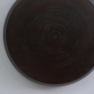 赤木明登  パン皿 大 (黒)  Akito Akagi Bread Plate L-size ( Black )