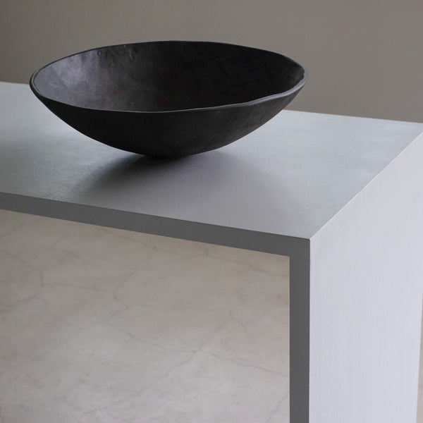 上治良充 ボウル L Yoshimichi Joji Leather bowl L-size – essence kyoto