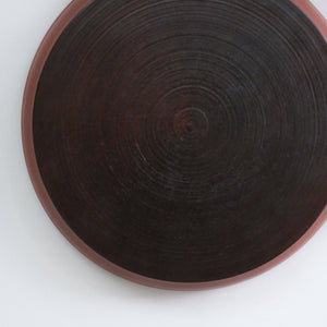 赤木明登  パン皿 大 (赤)  Akito Akagi Bread Plate L-size ( Red )