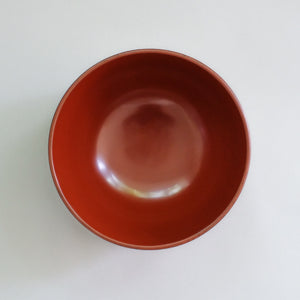 赤木明登  麺鉢  (赤)  Akito Akagi Noodle Bowl (Red)