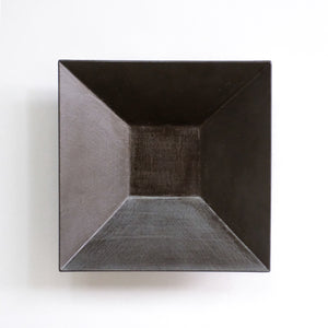 赤木明登  四方鉢 6寸  (黒) Akito Akagi  Square bowl  S-size ( Black )