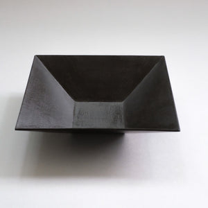 赤木明登  四方鉢 6寸  (黒) Akito Akagi  Square bowl  S-size ( Black )