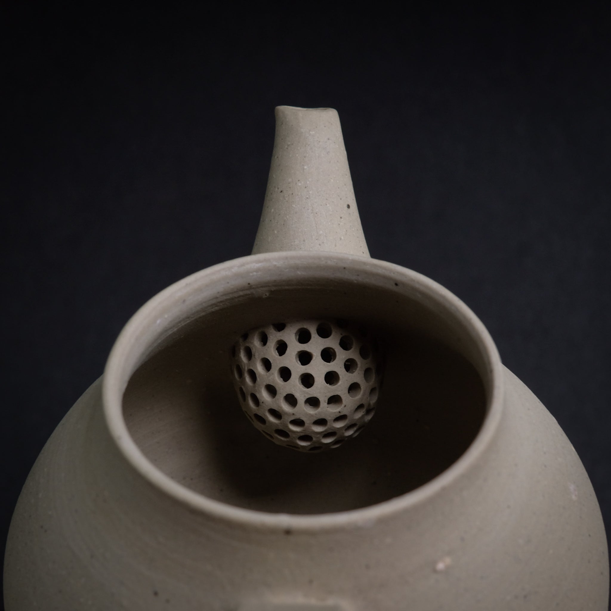 森本仁  白花茶壺  Hitoshi Morimoto  Shirahana tea pot