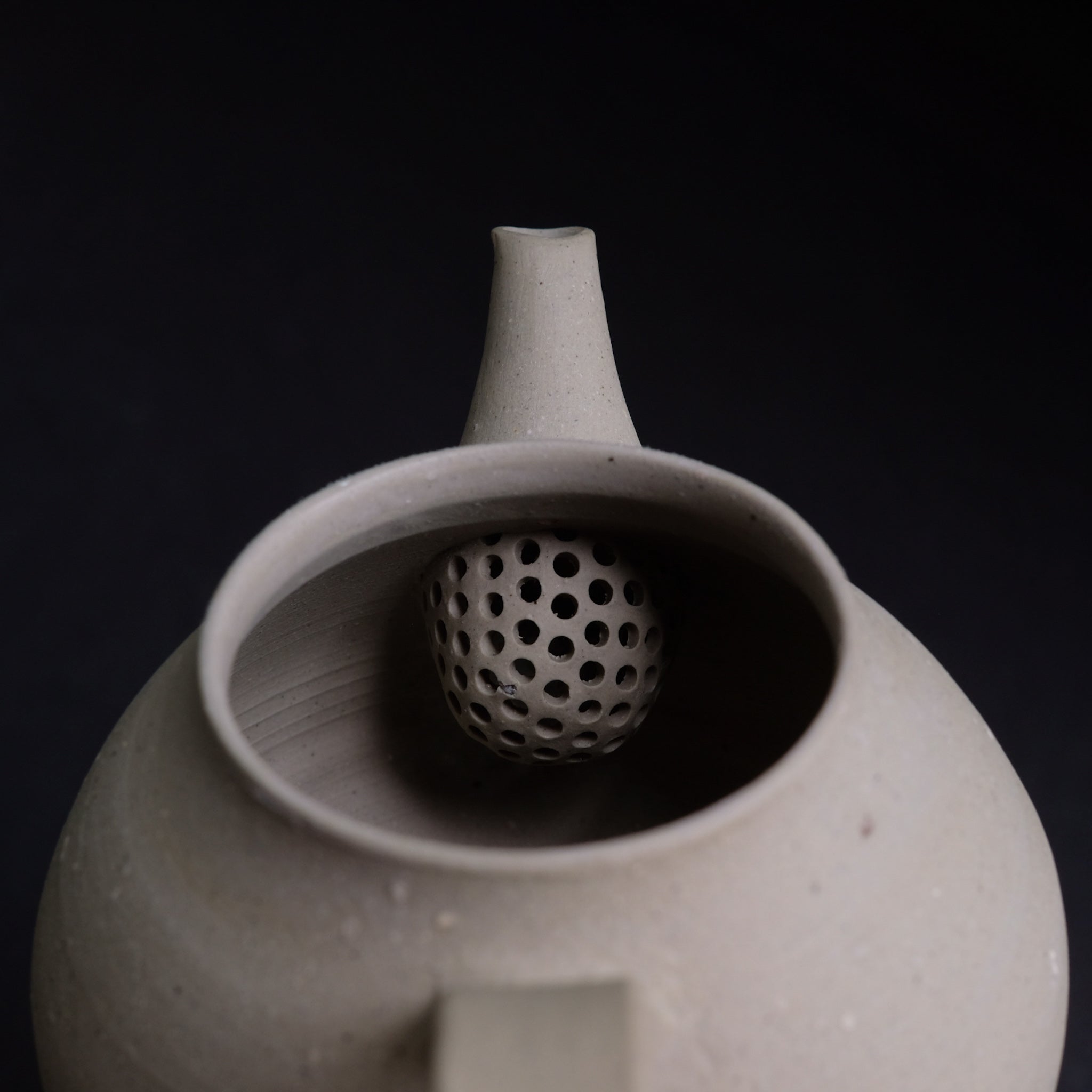 森本仁  白花茶壺  Hitoshi Morimoto  Shirahana tea pot