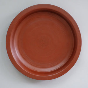 赤木明登  パン皿 大 (赤)  Akito Akagi Bread Plate L-size ( Red )