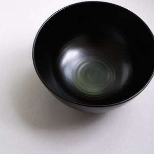赤木明登　飯椀　黒　箱、説明付き 赤木明登 能登一ノ椀 (飯椀 大) 黒 Akito Akagi Noto Rice Bowl L-size