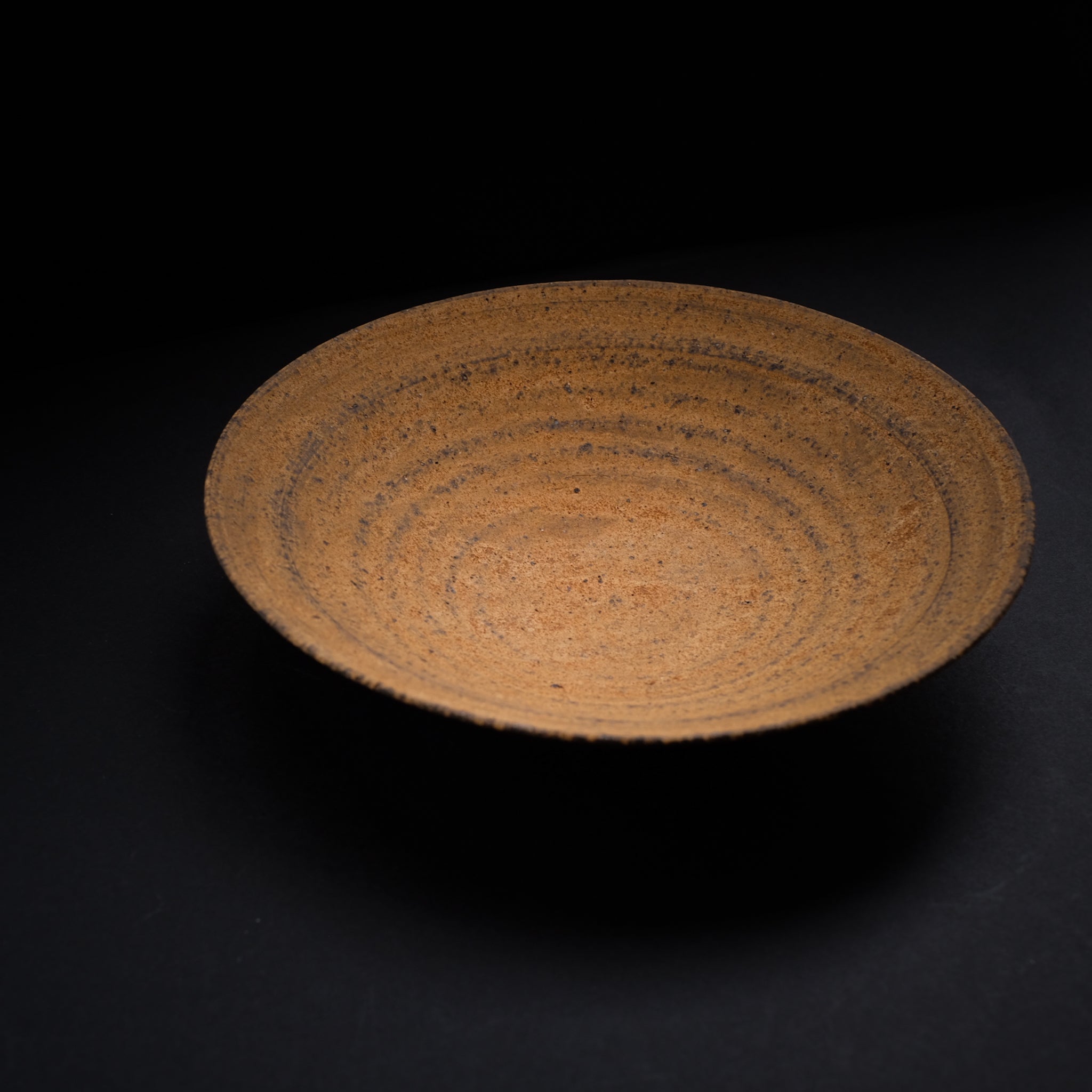 二階堂明弘  やきしめリム皿 (φ18cm)    Akihiro Nikaido  Yakishime bowl (φ18cm) AN102
