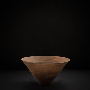 二階堂明弘  やきしめ三角碗 (φ14cm)    Akihiro Nikaido  Yakishime bowl (φ14cm) AN107