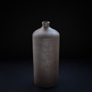 服部竜也   銀彩ピューター 花入  Tatsuya Hattori Vase ( oxidized silver ) ETH51