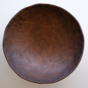 上治 良充 ボウル 大  Yoshimichi Joji  Leather bowl L-size