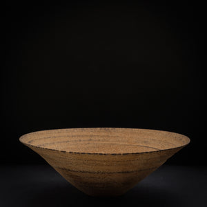 二階堂明弘  やきしめリム鉢 (φ21.5cm)    Akihiro Nikaido  Yakishime Rim Bowl (φ21.5cm) AN100