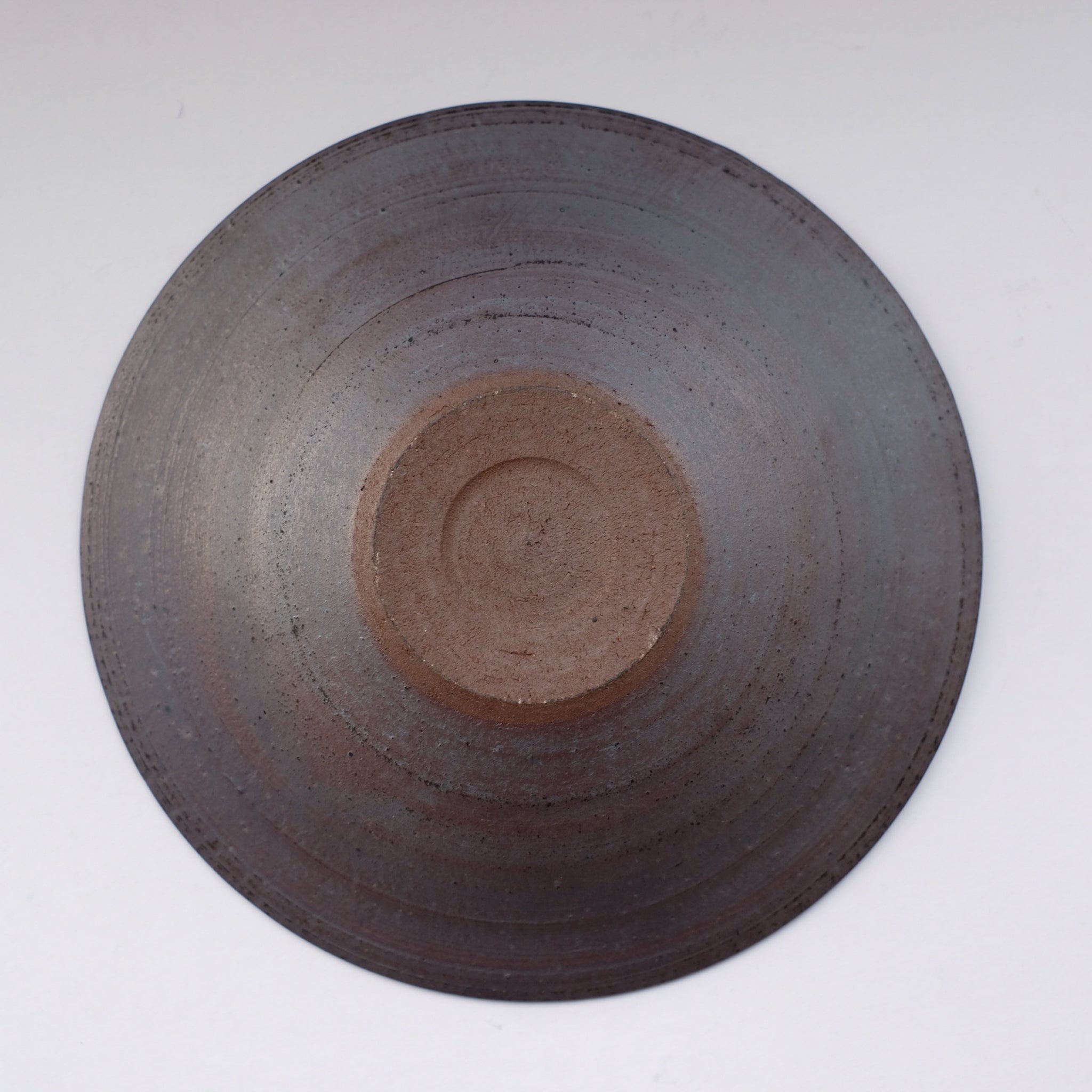 二階堂明弘 錆器 リム皿 (φ17.5cm) Akihiro Nikaido Rim Plate (φ17 