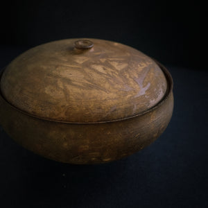 督田昌巳  蓋椀  Masami Tokuda Bowl with a lid φ14cm (ETM62)